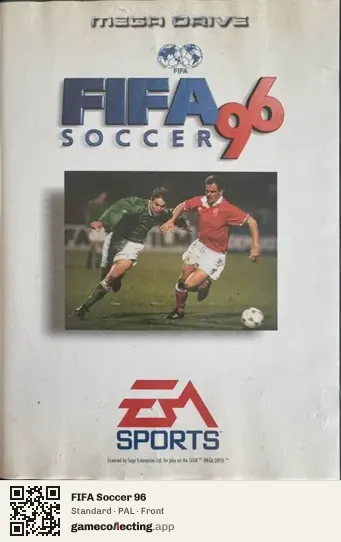 FIFA Soccer 96 Sega Mega Drive / Genesis, PAL box front