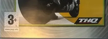 MotoGP '06, the PEGI square on its front