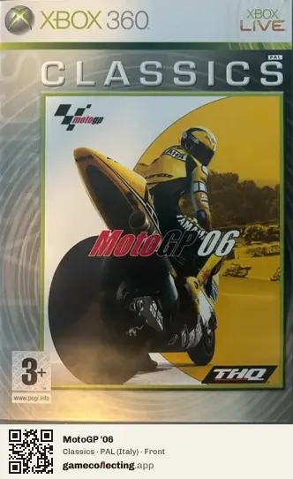 MotoGP '06 Xbox 360, Italy box front