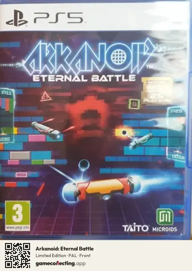 Arkanoid: Eternal Battle PlayStation 5, PAL box front