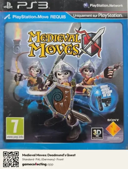 Medieval Moves: Deadmund's Quest PlayStation 3, Germany box front