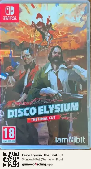 Disco Elysium: The Final Cut Nintendo Switch, Germany box front