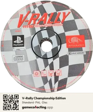 V-Rally Championship Edition PlayStation, PAL disc