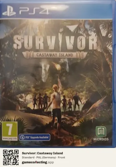 Survivor: Castaway Island PlayStation 4, Germany box front