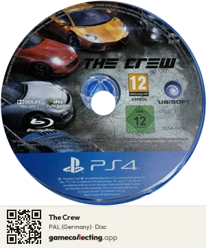 The Crew PlayStation 4, PAL disc