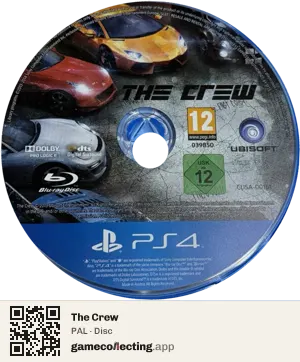 The Crew PlayStation 4, PAL disc