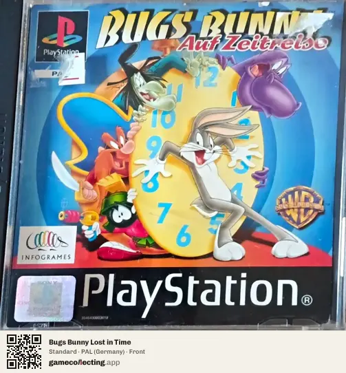 Bugs Bunny Lost in Time PlayStation, Germany box front