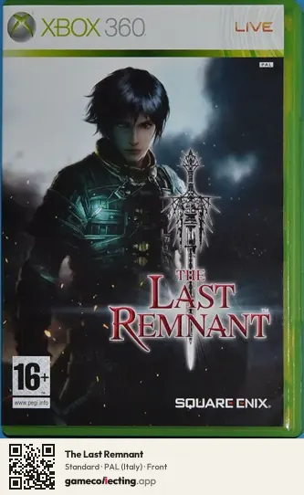 The Last Remnant Xbox 360, Italy box front