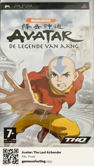 Avatar: The Last Airbender PlayStation Portable, PAL box front
