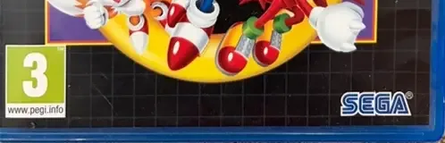 Sonic Origins Plus, the PEGI square on its front
