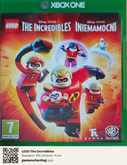LEGO The Incredibles Xbox One, Poland box front
