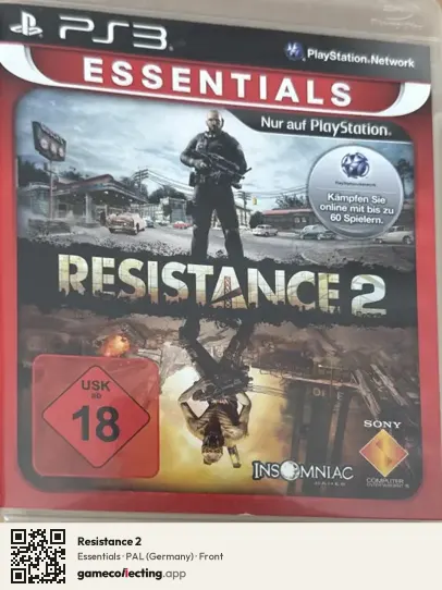 Resistance 2 PlayStation 3, Germany box front