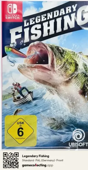 Legendary Fishing Nintendo Switch, Germany box front