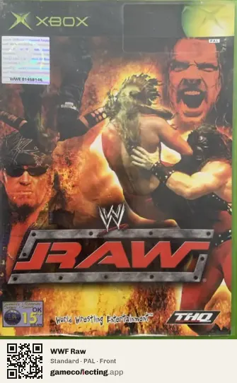 WWF Raw Xbox, PAL box front