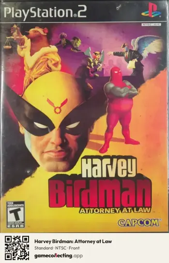 Harvey Birdman: Attorney at Law PlayStation 2, NTSC box front