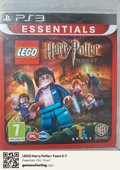 LEGO Harry Potter: Years 5-7 PlayStation 3, PAL box front