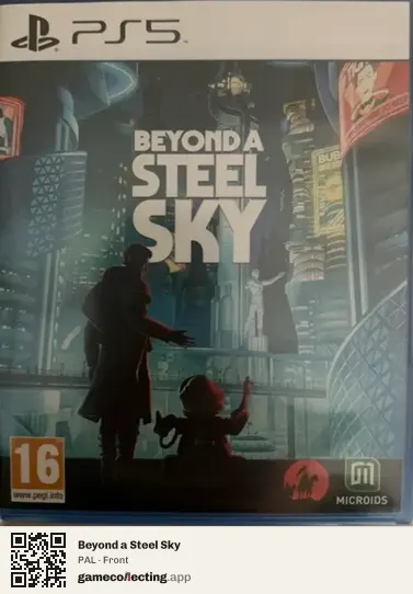 Beyond a Steel Sky PlayStation 5, PAL box front