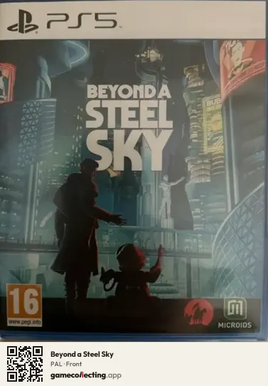 Beyond a Steel Sky PlayStation 5, PAL box front