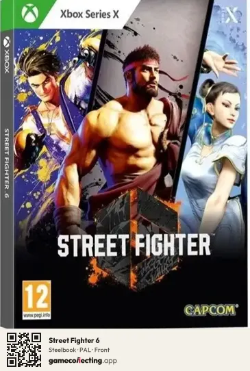 Street Fighter 6 Xbox Series X, PAL box front
