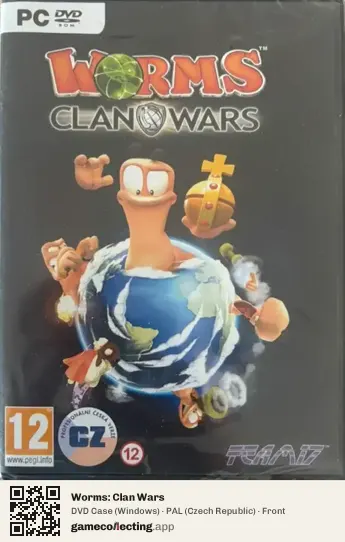 Worms: Clan Wars Computer, Czech Republic box front