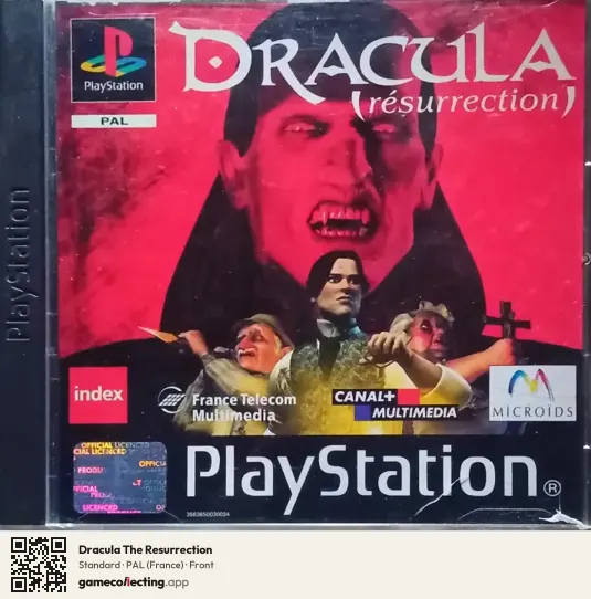 Dracula The Resurrection PlayStation, France box front