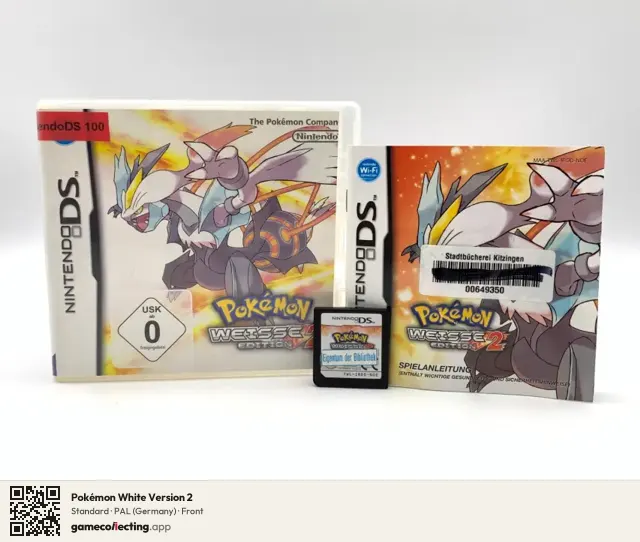 Pokémon White Version 2 Nintendo DS, Germany box front