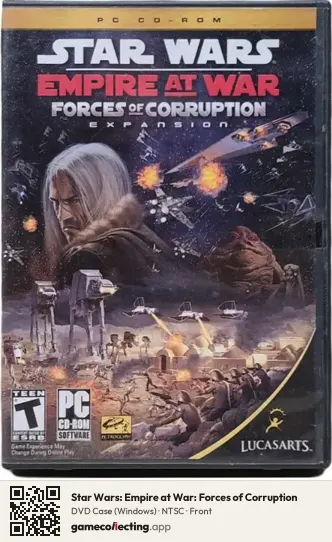 Star Wars: Empire at War: Forces of Corruption Computer, NTSC box front