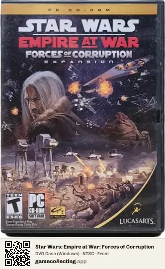 Star Wars: Empire at War: Forces of Corruption Computer, NTSC box front