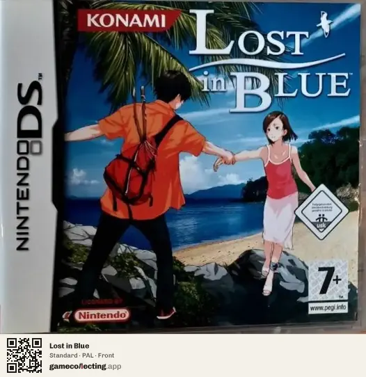 Lost in Blue Nintendo DS, PAL box front