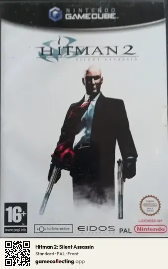 Hitman 2: Silent Assassin Nintendo GameCube, PAL box front