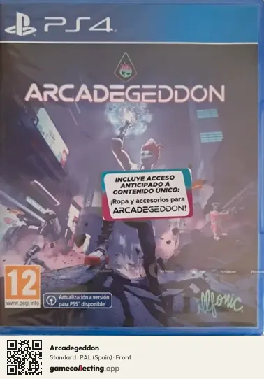 Arcadegeddon PlayStation 4, Spain box front