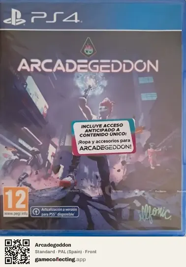 Arcadegeddon PlayStation 4, Spain box front