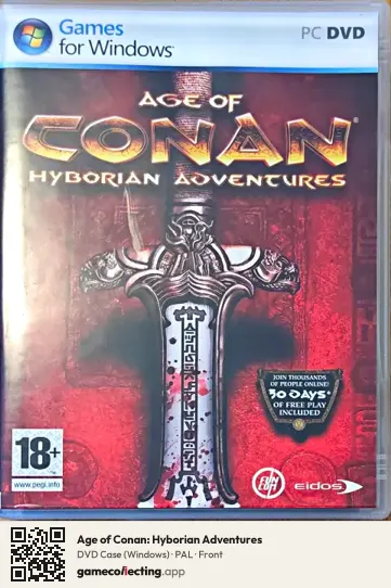 Age of Conan: Hyborian Adventures Computer, PAL box front