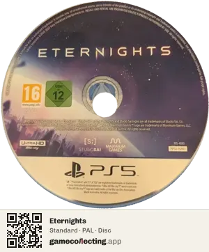 Eternights PlayStation 5, PAL disc