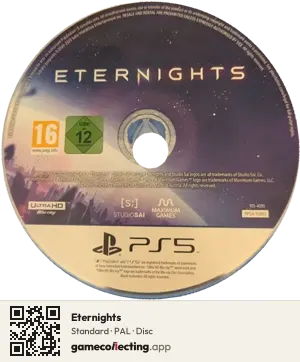 Eternights PlayStation 5, PAL disc