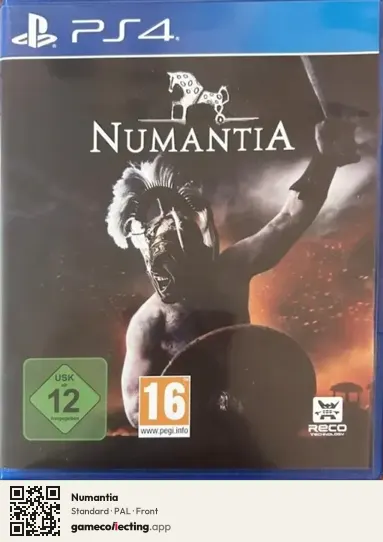Numantia PlayStation 4, PAL box front