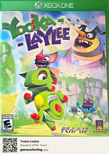 Yooka-Laylee Xbox One, NTSC box front