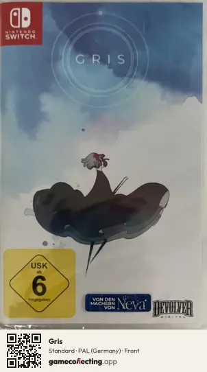 Gris Nintendo Switch, Germany box front