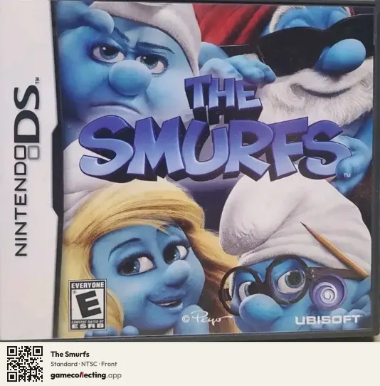 The Smurfs Nintendo DS, NTSC box front