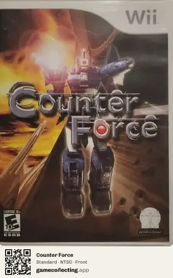 Counter Force Nintendo Wii, NTSC box front