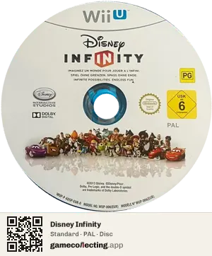 Disney Infinity Nintendo Wii U, PAL disc
