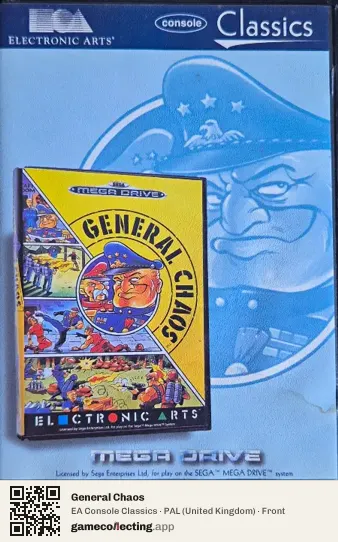 General Chaos Sega Mega Drive / Genesis, United Kingdom box front