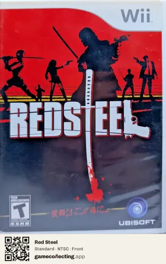 Red Steel Nintendo Wii, NTSC box front