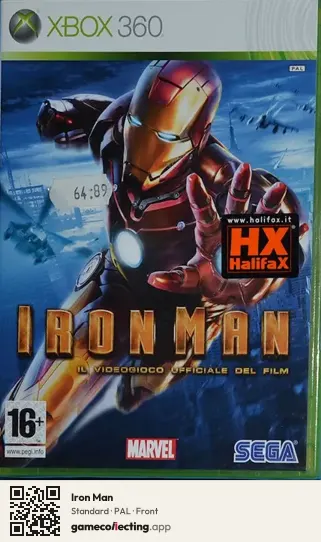Iron Man Xbox 360, PAL box front