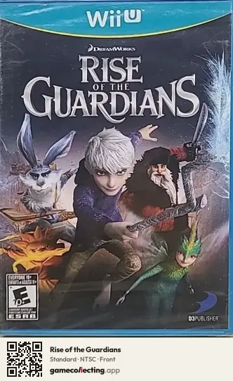 Rise of the Guardians Nintendo Wii U, NTSC box front