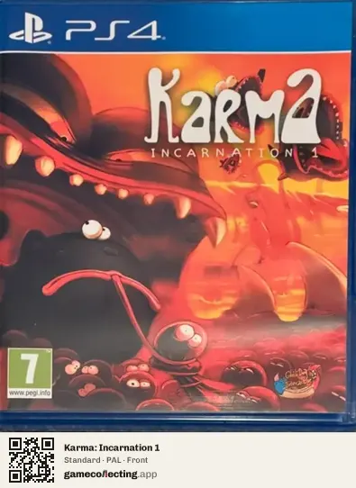 Karma: Incarnation 1 PlayStation 4, PAL box front
