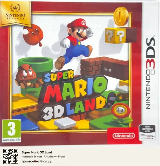Super Mario 3D Land Nintendo 3DS, Italy box front