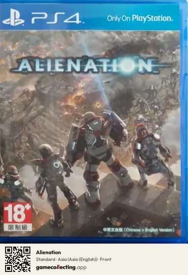Alienation PlayStation 4, Asia (English) box front