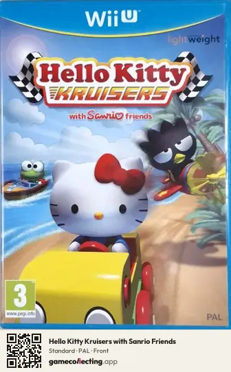 Hello Kitty Kruisers with Sanrio Friends Nintendo Wii U, PAL box front