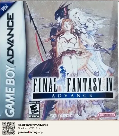 Final Fantasy IV Advance Game Boy Advance, NTSC box front